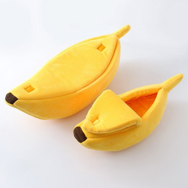 Funny Banana Dog/Cat Bed House